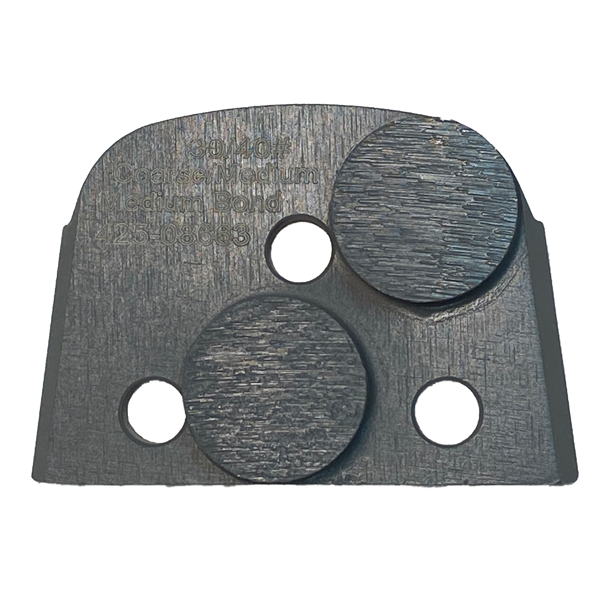 Virginia Abrasives Grinder Tooling - 30/40 Grit, Double Dot, Medium Bond, Coarse/Medium, Model# 425-08663.VAB